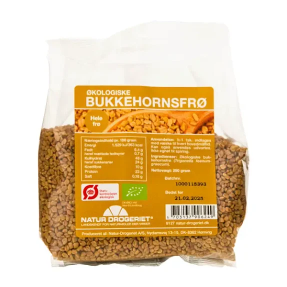 Bukkehornsfrø 250 g økologisk